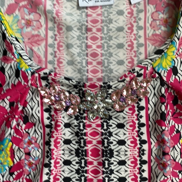 Summer Dress with Rhinestones - Picture 2 of 3